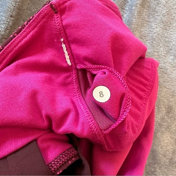 Lululemon Ready Set Sweat Mesh Strappy Cycling Lightweight maroon Tank Top - Picture 14 of 14